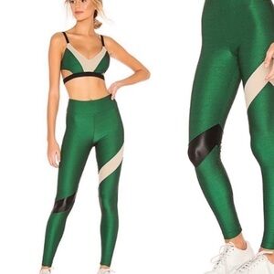 Koral Emerald and Black Women's Leggings